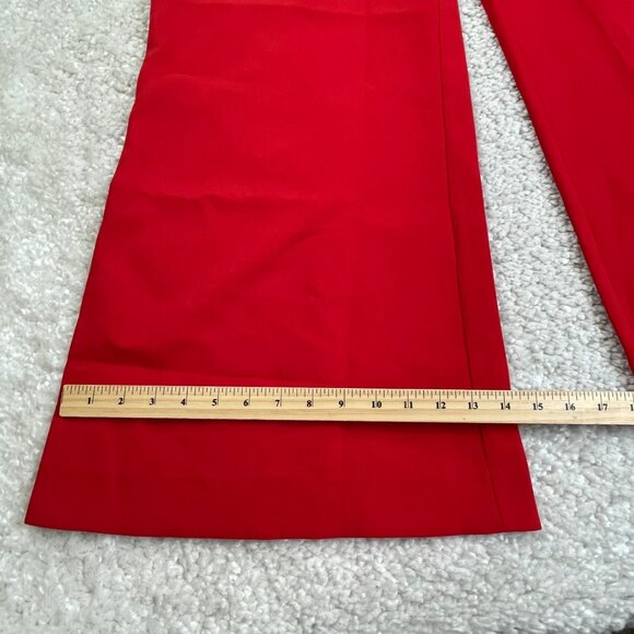Likely James Wide Leg Pants Scarlet Red 12 NEW - Picture 9 of 13